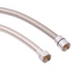 BadeStern Hand Shower Hoses: Set of 4 Stainless Steel Shower