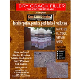 Stained Concrete Crack Filler - Autumn Oak - 3 lb. Bottle