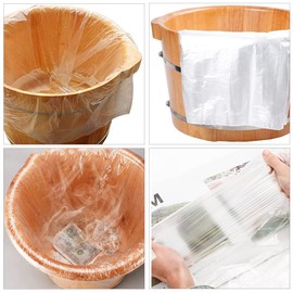 80 Pcs Disposable Foot Bath Bag Thicken Foot Bath Basin Bags Multifunctional Foot Tub Liners Disposable for Massage Centers Bath Centers Home Foot Spa Pedicure