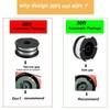 Gekufa AF-100 Strimmer Spool & Line for compatible with Black