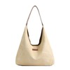 Shoulder Bag for Women Soft PU Leather Minimalistic Top Handle
