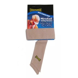 OccuNomix MiraCool MIRACOOL 12 PACK COOLING BANDANAS - KHAKI - 940-KHK - FREE SHIP!