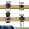 Waterproof Round Rocker Switch, Waterproof Toggle Switch, 8 Pack Toggle