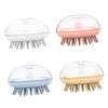 WOONEKY 4pcs Shampoo Brush Dual Function for Hair Washing Scalp