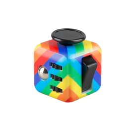 Thyonta Fidget Cube Toys Multi-functional Stress Relief Cube Anti-stress Anti-anxiety for Kids Children Teen Adult(Iridescent)
