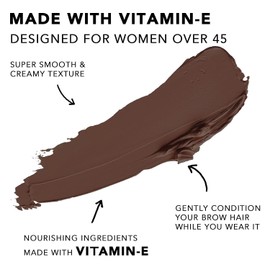 ALLROSE Eyebrow Stamp and Eyebrow Stencil Kit - Eye Brow Stamping Kit for Perfect Bushy Eyebrows, 20 Brow Stencils, Brow Stamp Trio Kit with Sponge Applicator, Light Brown