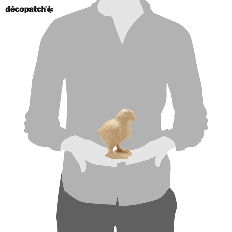 Décopatch - Ref SA208C - Chick - Papier Maché Object