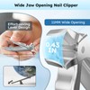 Toenail Clippers for Seniors, Angled Head Large Toe Nail Clippers