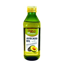 IOS Natural 100% Pure Avocado Oil 17oz, High-Heat Cooking, Frying, Baking, Homemade Sauces, Dressings and Marinades