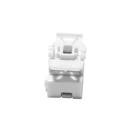 Enwye 4pcs Rocker Switch Round Rocke Recessed Lamps Switch for Lamp Rocker BJB 409 (Black&White)