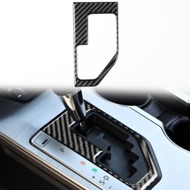 Compatible with Toyota Camry 2012 2013 2014 Gear Shift Panel Trim Cover Decorative Frame Trim, Black Real Carbon Fiber Particulate Material