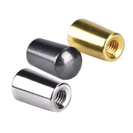 Guitar Switch Cap 3 Way Toggle Switch Knob Guitar Switch Tip for Electric Guitar for Guitar Lovers(Silver+black+gold,3 5mm)