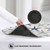 Nautical Starfish Bath Rugs Microfiber Bathroom Mat Soft Plush Shaggy