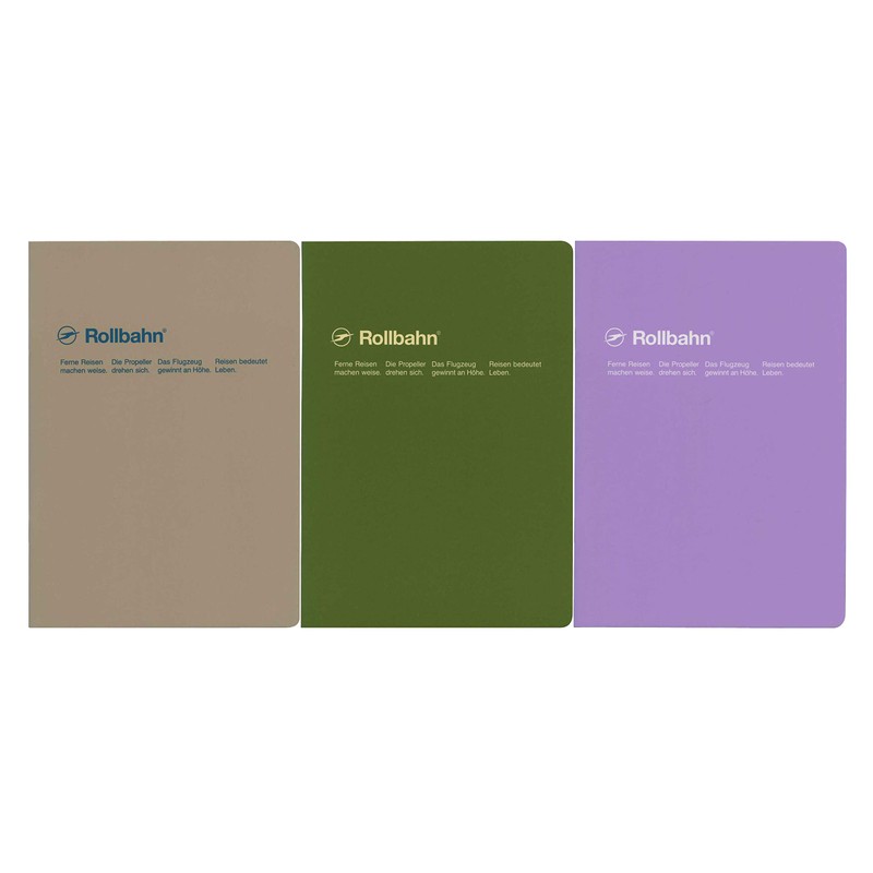 Delfonics Rollbahn Note Notebooks: 5-1/2 in. x 7 in. (Olive)