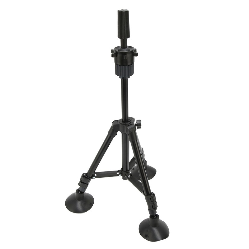 Wig Head Holder Suction Aluminium Alloy Portable Adjustable Wig Head