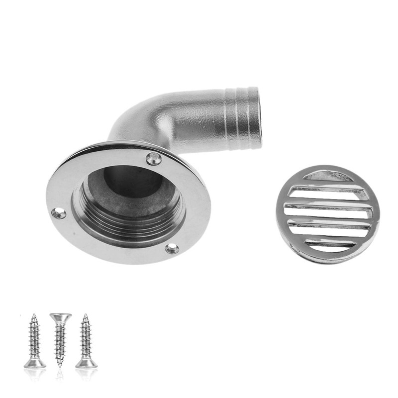 SHENGHUISS Boat Thru Hull Deck Drain Scupper 1-1/4 Inch (32mm)