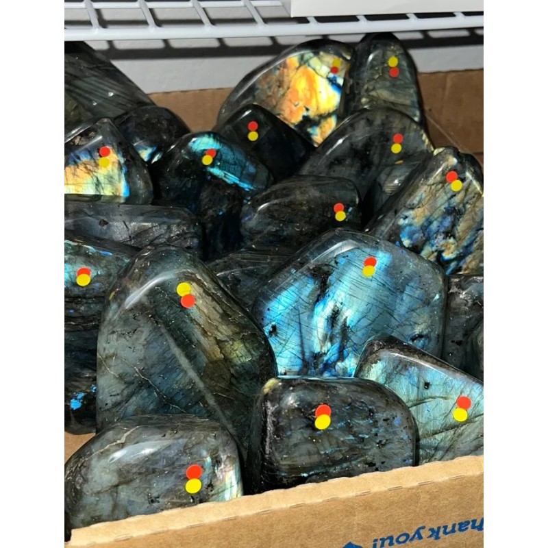 Labradorite Flashy Rainbow Labradorite Freeform, Polished Labradorite Crystal