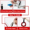 Pressure Washer Cleaning Kit Sewer Jetter Kit for 1/4 Inch