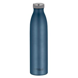THERMOcafé by THERMOS TC Bottle Night Blue Mat 0.75 L, Stainless Steel Vacuum Flask, Carbonated Proof, 12 Hours Hot 24 Hours Cold, Leak-Proof, for School, On the Go and Office