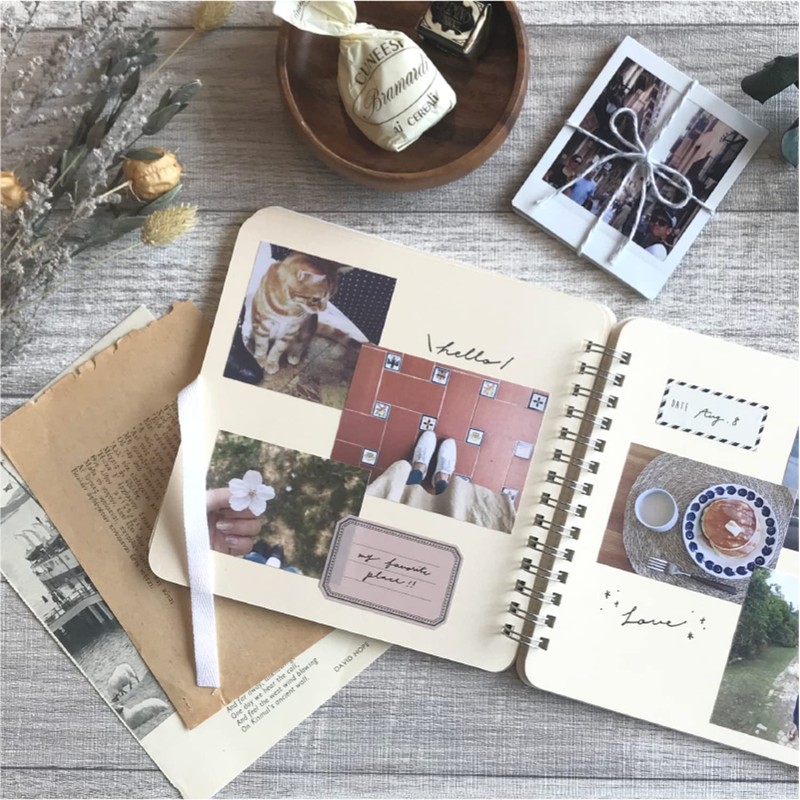 Lab Clip Scrapbooking Square Ecru SCSQ02-EC