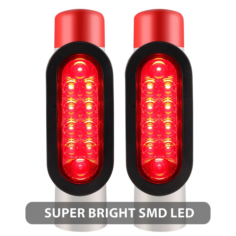 2Pcs Boat Trailer Post Guide-On LED Light Kit, IP67 Waterproof