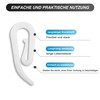 CZ Store Plastic Curtain Hooks | 100 Pack | 28x12mm