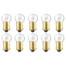 CEC Industries #55 Bulbs, 7 V, 2.87 W, BA9s Base, G-4.5 Shape (Box of 10)