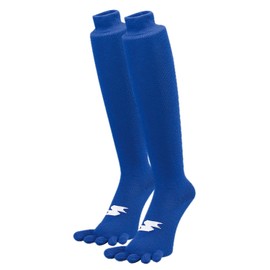 SSK YA1929 Men's Baseball Wear, 2-Pair Set, 5 Toe Socks, d blue (63)