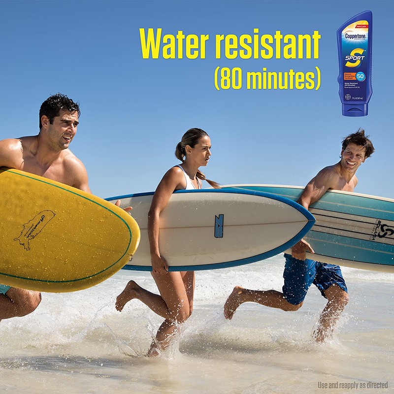 Coppertone SPORT Sunscreen Lotion Broad Spectrum SPF 50 Multipack (7