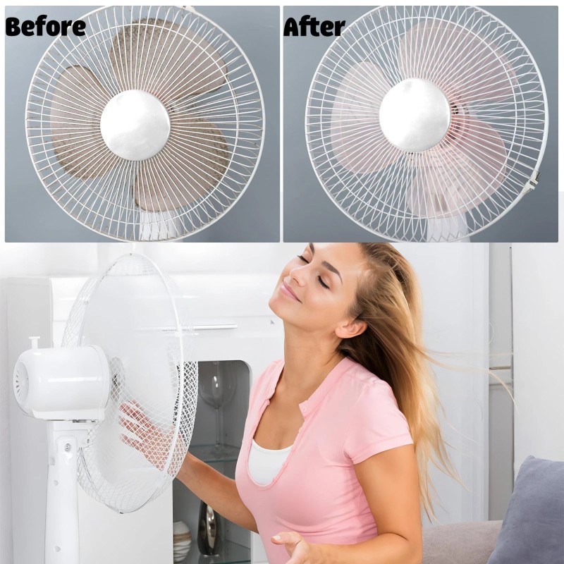 3-Pack Fan Cleaning Brush with Bendable Microfiber Dust Cleaning Brush