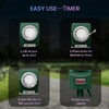 K KASONIC - 24 Hour Outdoor Stake Timer, 6 Outlets
