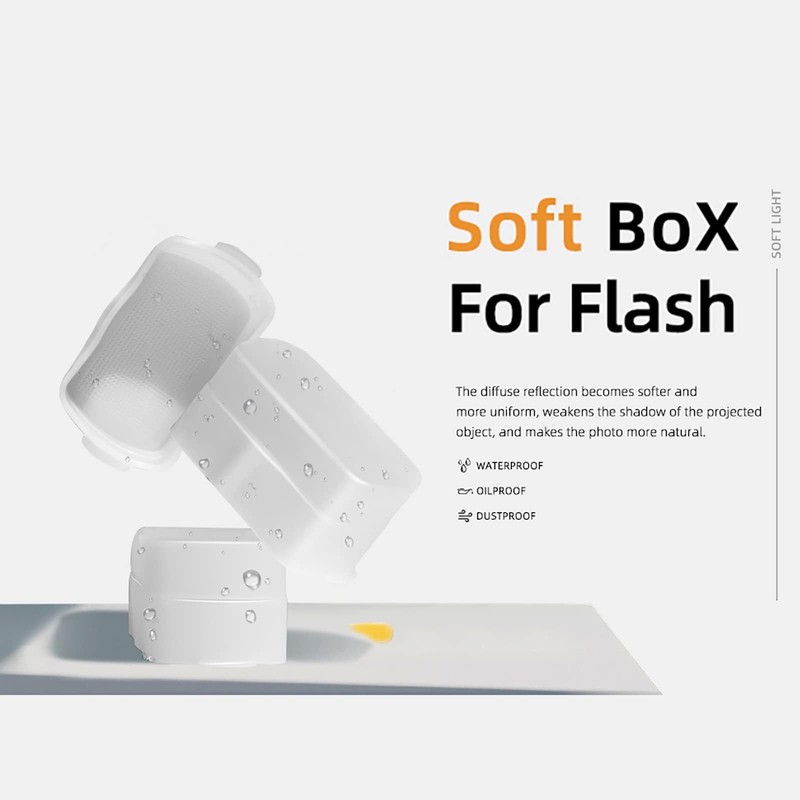 Flash Diffuser for Speedlight, Compatible with Canon 560 565EX 580EX