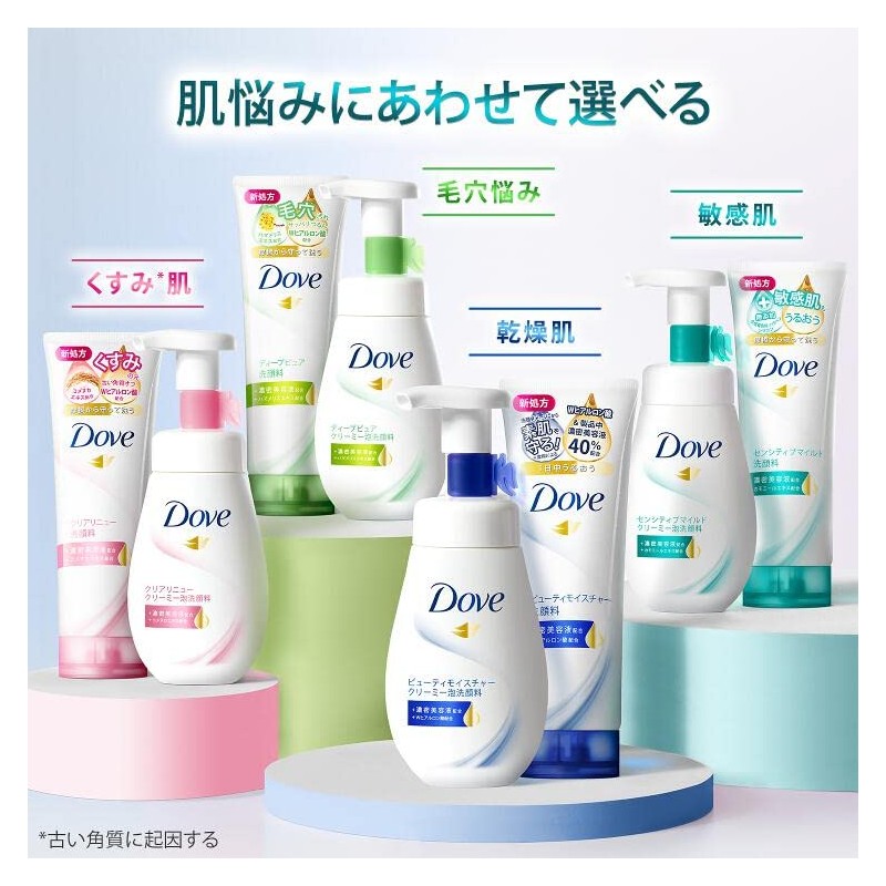 Dove Sensitive Mild Face Wash, 4.6 oz (130 g) x