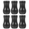 BESPORTBLE Tassel Cord Curtain Blind Pull Knobs Window Black 6Pcs