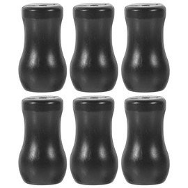 BESPORTBLE Tassel Cord Curtain Blind Pull Knobs Window Black 6Pcs Pvc Easy Install End Drops for Vertical Home & Office Use Pendant Accessories Installation Set