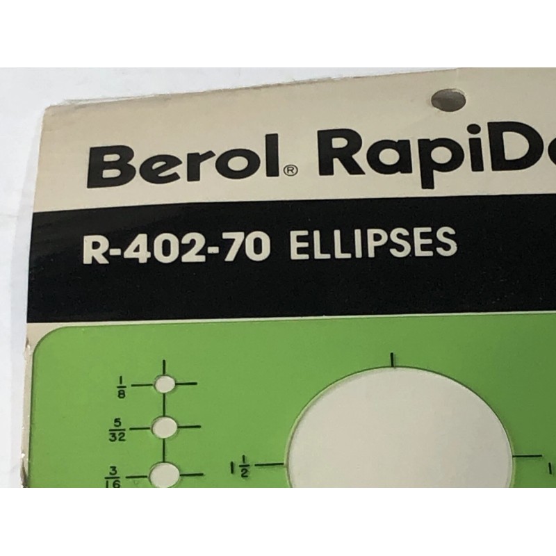 Berol RapiDesign Ellipses 402-70