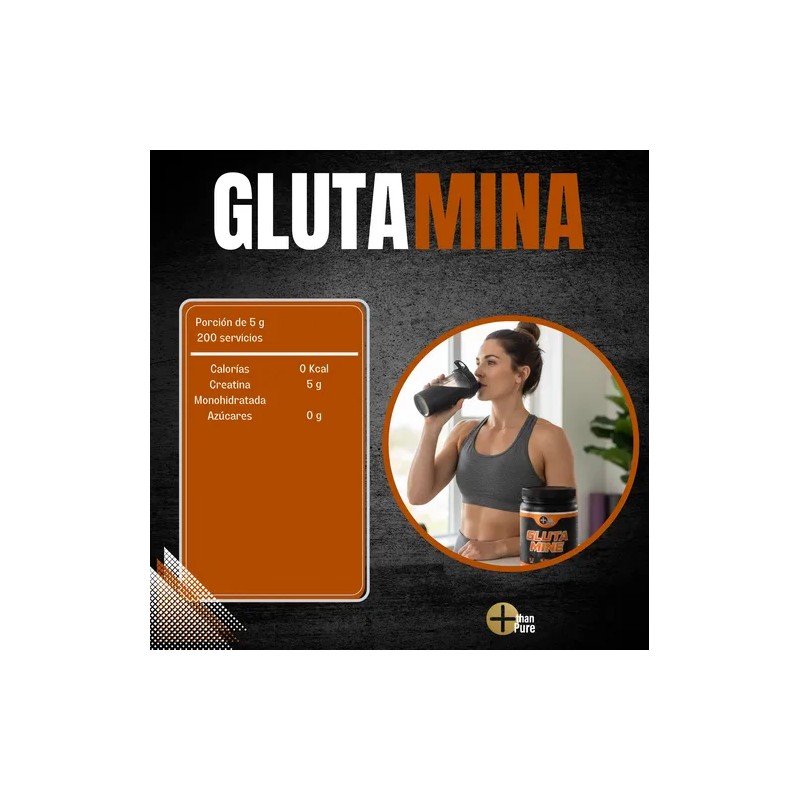 Creatina Monohidratada Glutamina 1 Kg Cu More Than Pure