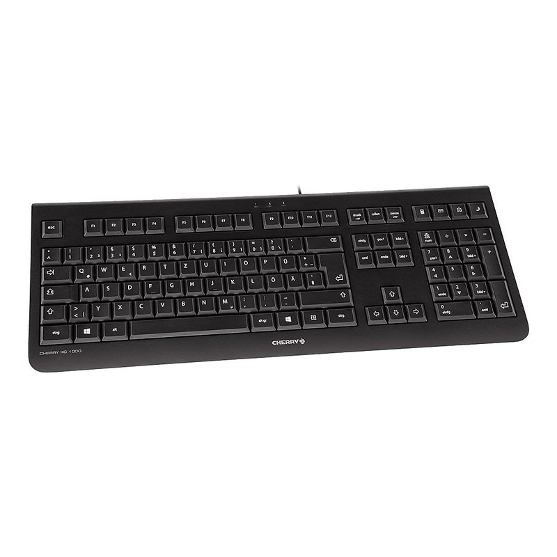 Cherry KC 1000 Wired Keyboard, Black JK-0800EU-2