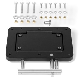 010-12832-61 Quick Release Bracket Plate Mount Replacement for Garmin Force Kraken Trolling Motor 010-12832-60, UV Resistant, Heavy-Duty Mounting Bracket (Black)
