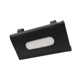 Partuto Sun Visor Tissue Holder Car Visor Tissue Box Holder PU Leather Black Replacement