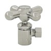 Westbrass Victorian Pedestal Lavatory Kit with Cross Handles, Polished Nickel,
