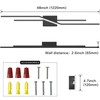 SOLFART Bathroom Vanity Light Dimmable Modern Matte Black Bathroom Light
