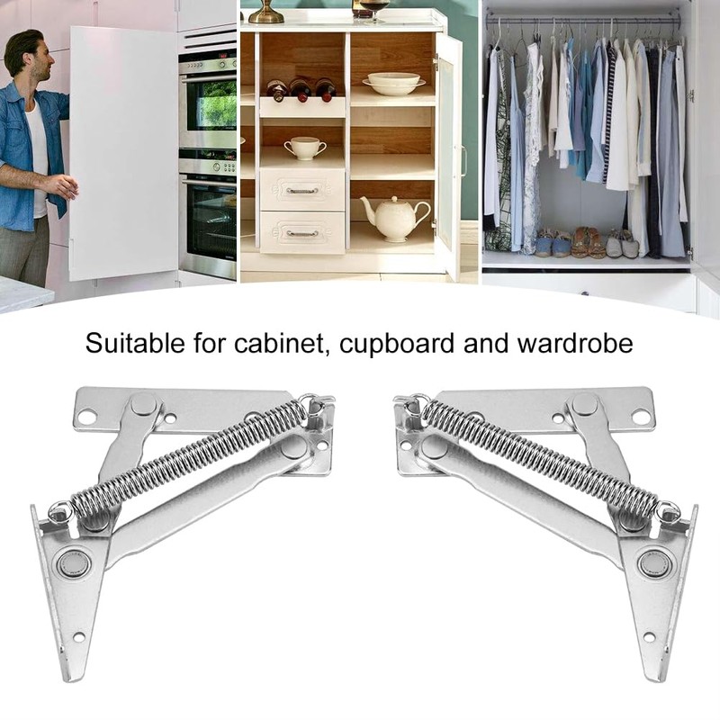 2Pcs Set Steel Lift, Under Cabinet Hinge Pull Down Scissor