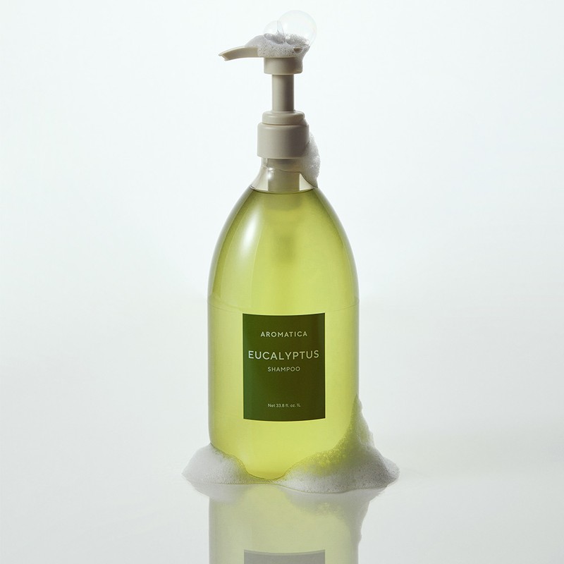 Aromatica Eucalyptus Hair Loss Care Shampoo 1L Cooling pH-balanced
