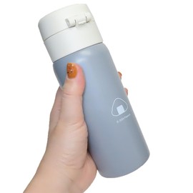 Kamio Japan 230132 Snoopy One-Push Stainless Steel Bottle, 11.8 fl oz (350 ml), Onigiri and Snoopy Peanuts