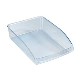 Wenko fridge organiser storage box 3 pieces polystyrene 22.5 x 8 x 33 cm transparent