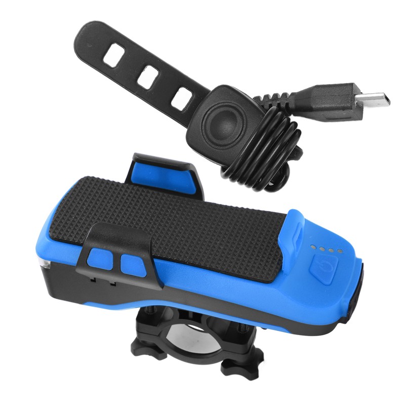Bike Headlight Multifunction USB Charging Convenient Portable Bicycle Warning Light