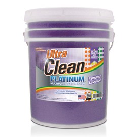 Ultra Clean Platinum Multipurpose Cleaner, Non-Abrasive and Bleach-Free, for Kitchen Counters, Bathroom Floors and Garage Spaces, Lavender, 5 Gallons