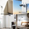 39" Flexible Cord Hider Wall for Mounted TV Single Wire，Side