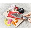 de Buyer Disc Cutter, Plastic, Red, 36.5 x 12.2 x